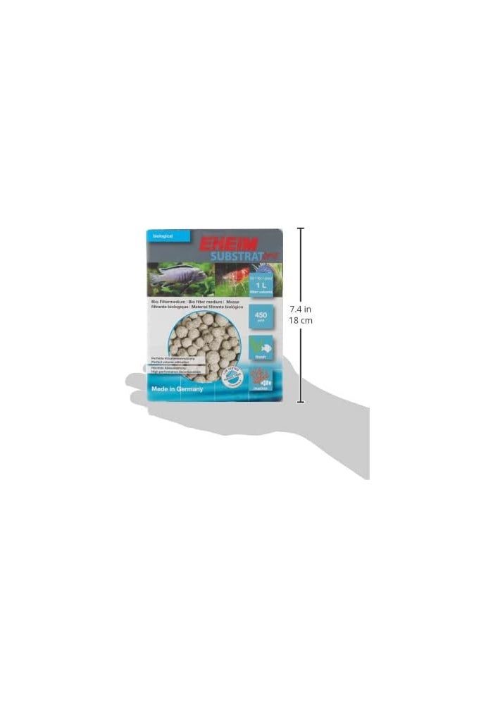 Eheim Substrat Pro Biological Filter Media - Sintered Pearl-Shaped Glass, 1L - Image 3