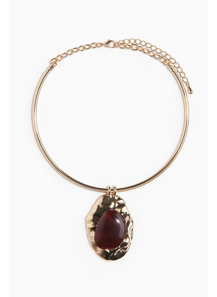 اتش اند ام Rigid Pendant Necklace