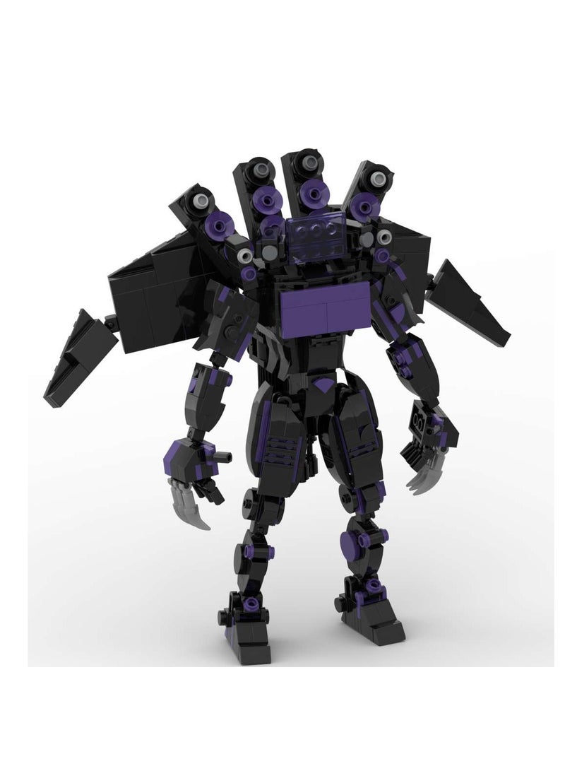 Skibidi Toilet Building Blocks  2023 New Biochemical Audio Man Plus Figure Building Toy Animated Game Skibidi Toilet Man Gifts for Kids Fans Adults（563PCS） - Image 1