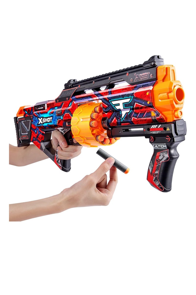 x_shot Skins Last Stand_Faze Clan، مسدس، مسدس لعبة بتصميم للأطفال والمراهقين والبالغين، ألعاب تصويب واستهداف خارجية، هدية للأطفال من سن 8 سنوات فما فوق - Image 4