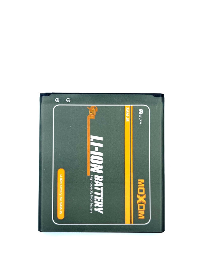 MOXOM 2600 mAh Replacement High capacity Polymer Battery For Samsung Galaxy J5  - Image 1