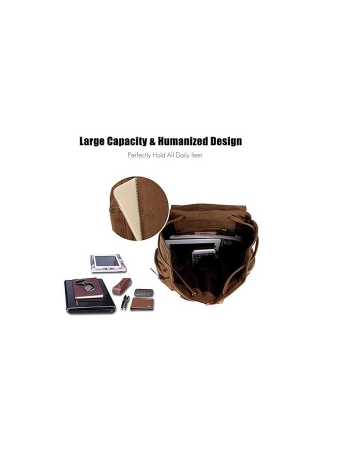 FANDARE Retro Canvas Hiking Backpack - Image 5
