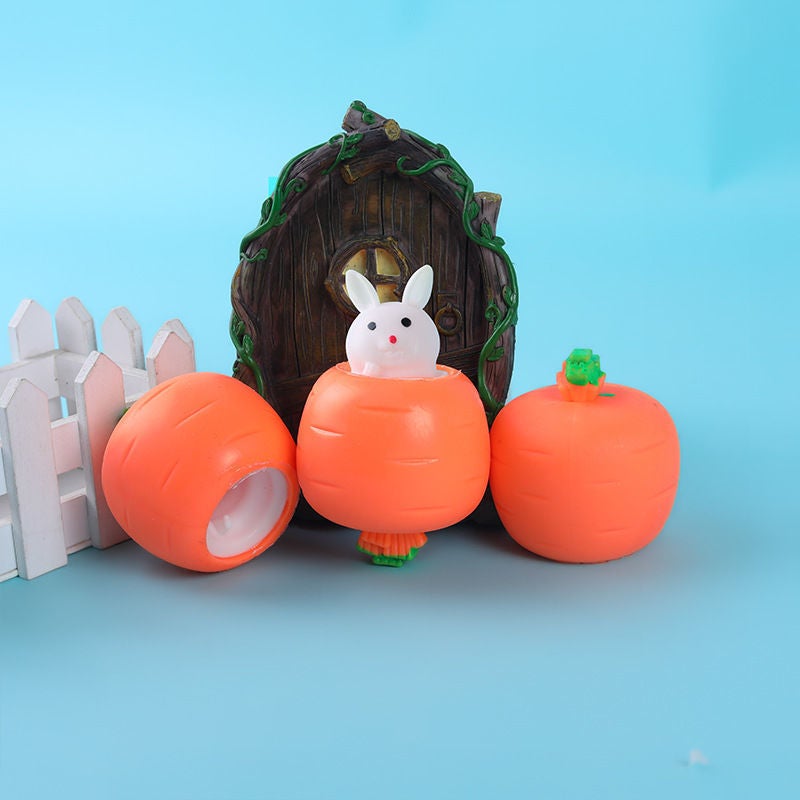 Carrot pinch lewang Carrot Rabbit squeeze Cup vent decompression artifact trick gadget decompression toy - Image 4