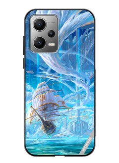 Protective Case Cover For Xiaomi Redmi Note 12 Pro Castle With Clouds Design Multicolour