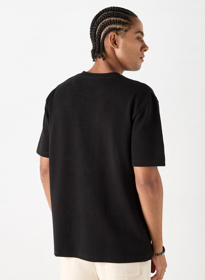 SP Characters Graphic Print T-shirt with Short Sleeves and Crew Neck - Image 3