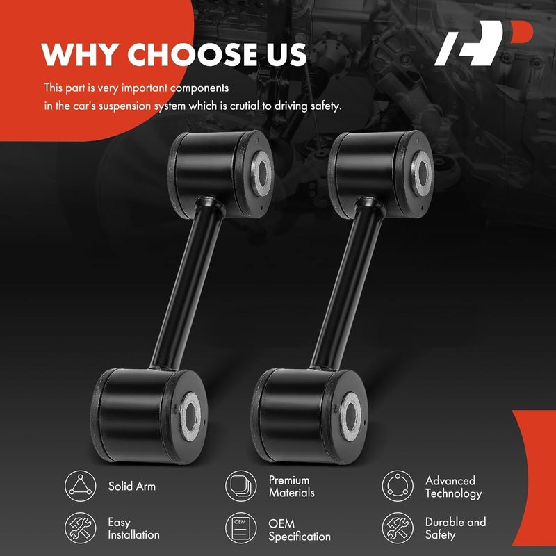 A-Premium Rear Sway Bar Links for Chevrolet and GMC - Image 5