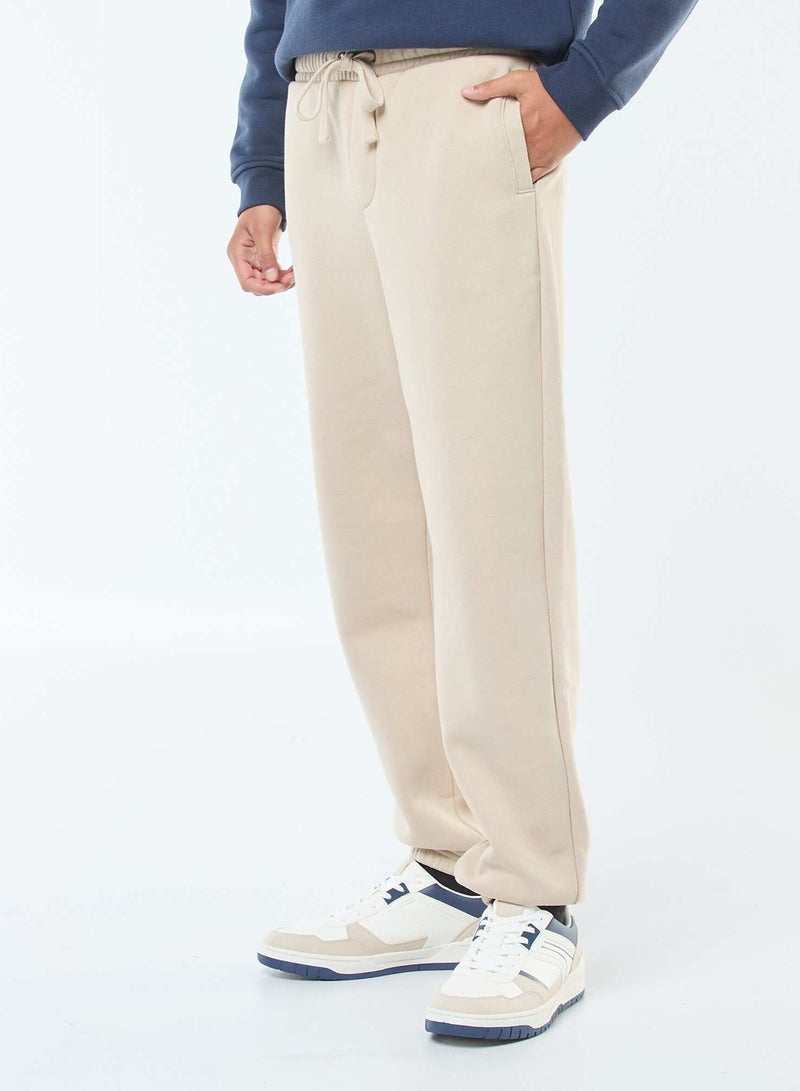 Kiabi Plain joggers with drawstrings at the waist - Image 2