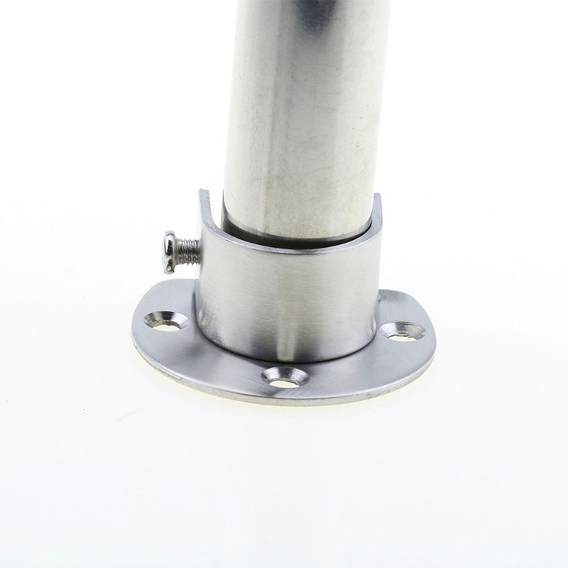 Thickened Stainless Steel Clothes Tube Holder Clothes Rail Wardrobe Clothes Holder Stainless Steel Round Tube Opening Flange Seat 32 25Mm - Image 4