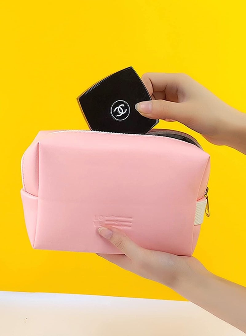 Captaintech Small Makeup Bag, Travel Cosmetic Bag for Women Girls, Zipper Pouch Makeup Organizer - Image 3