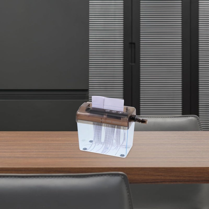 Manual Hand Paper Shredder A4 Mini Desktop Portable Document Cutter Paper Cutting Tool for Home and Office Use - Image 4