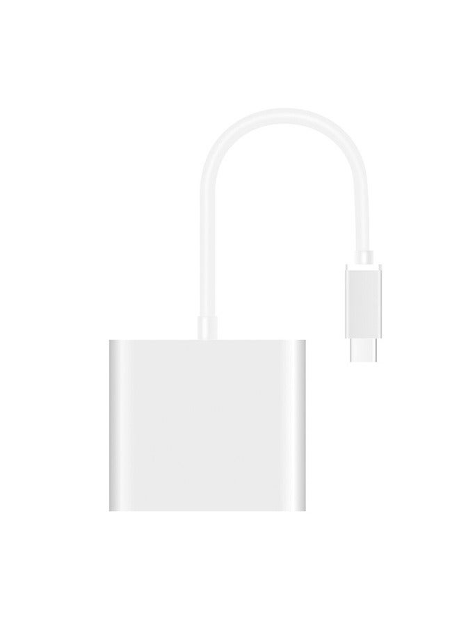 Type-C OTG Cable Connector，GoodTool 3 in 1 Type-C to USB Type-C to HDMI Converter 4K Adapter - Image 2