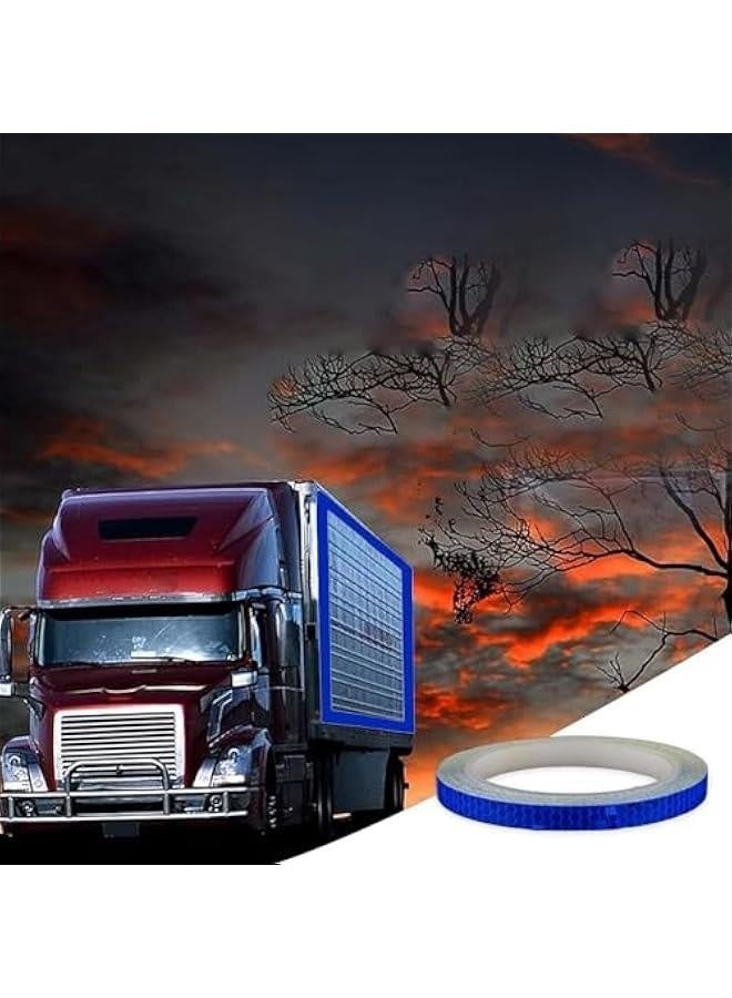 Generic Reflective Clothing Stickers | Waterproof Reflective Strip Tape | Visibility Safety Warning Tape | High Self Adhesive Reflective Stickers for Night Running Cycling Jogging, Blue - Image 3