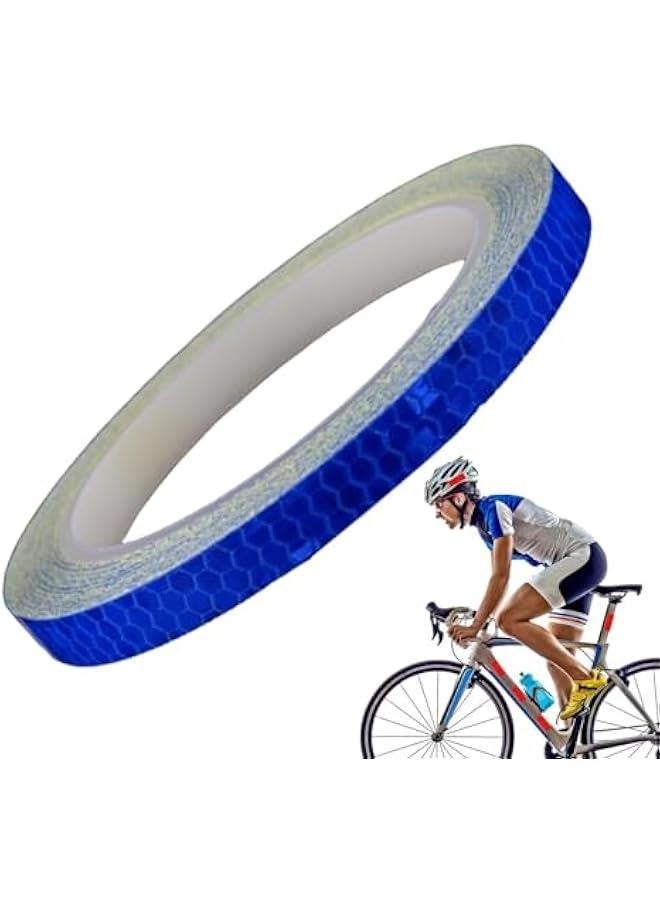 Generic Reflective Clothing Stickers | Waterproof Reflective Strip Tape | Visibility Safety Warning Tape | High Self Adhesive Reflective Stickers for Night Running Cycling Jogging, Blue - Image 1
