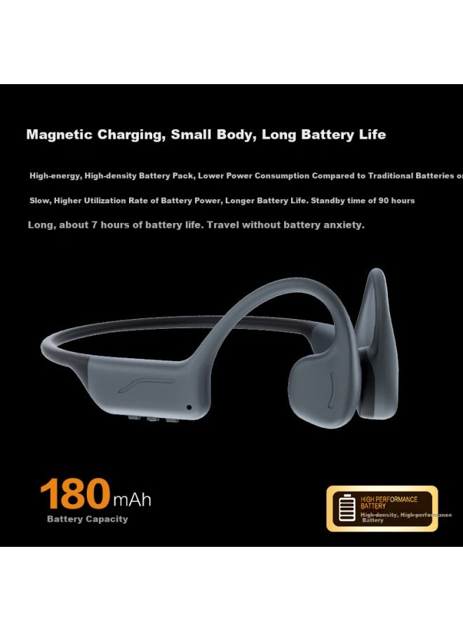 Newmine Bc-f5pro Bone Conduction Headphones [swim-friendly], Open-style Non-in Wireless Bluetooth Headphones, For Running, Sports, Cycling, Waterproof, Ear-hook Design, 32gb Capacity, Compatible With Apple And Huawei - Image 3