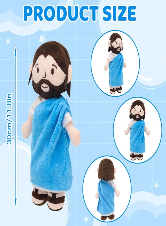 Yelakey Jesus Plush Doll Guardian Mary Stuffed Animal Baptism plushie Savior Toy for Church Sunday School Religious Easter - Image 3