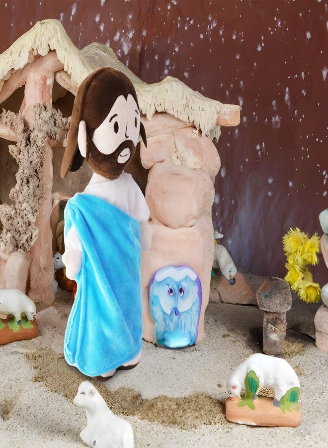 Yelakey Jesus Plush Doll Guardian Mary Stuffed Animal Baptism plushie Savior Toy for Church Sunday School Religious Easter - Image 2