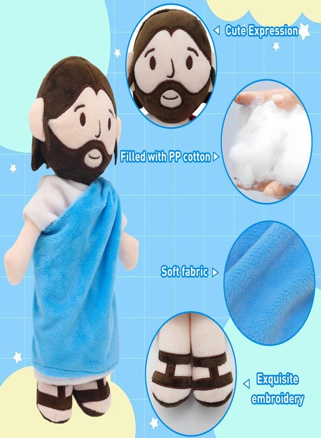 Yelakey Jesus Plush Doll Guardian Mary Stuffed Animal Baptism plushie Savior Toy for Church Sunday School Religious Easter - Image 4