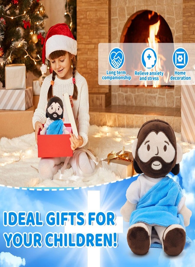 Yelakey Jesus Plush Doll Guardian Mary Stuffed Animal Baptism plushie Savior Toy for Church Sunday School Religious Easter - Image 5