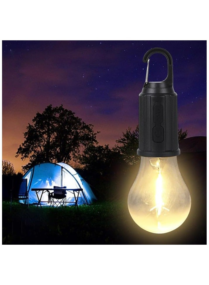 Rechargeable Camping Lantern - 3 Lighting Modes Portable LED Tent Lamp with Clip Hook for Camping, Hiking, Fishing  Backpacking (1 Pc) - Image 2