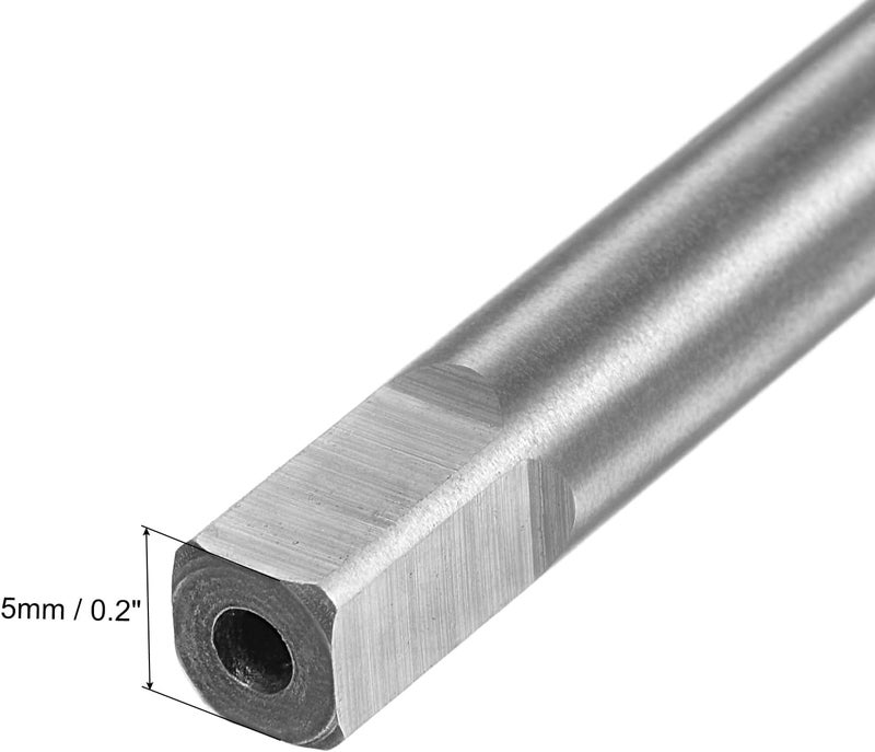 uxcell Metric Thread Tap M8 x 1 H2 100mm Extra Long Straight Flute Screw Thread Milling Machine Taps Threading Tapping Repair Tool - Image 4