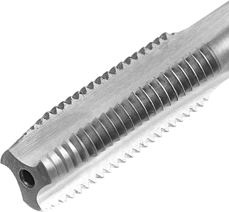 uxcell Metric Thread Tap M8 x 1 H2 100mm Extra Long Straight Flute Screw Thread Milling Machine Taps Threading Tapping Repair Tool - Image 5