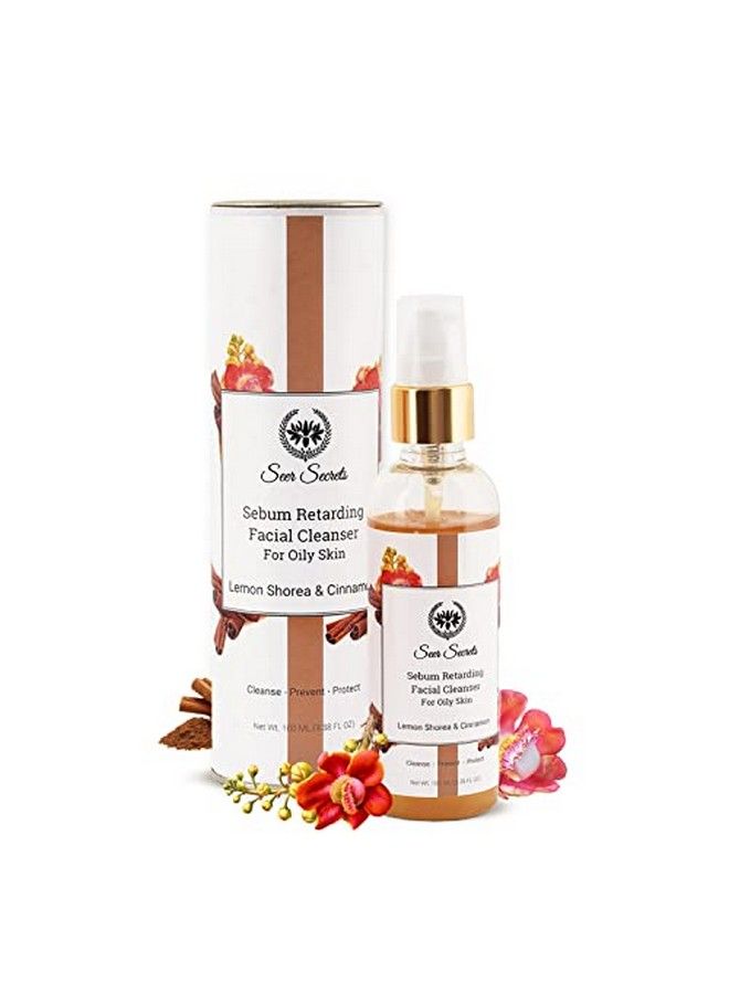 Seer Secrets 100% Natural Lemon & Cinnamon Facial Cleanser For Oily Skin | Deep Cleaning Of Pores & Dirt | Increase Skin Brightness | Silicon & Paraben Free | Suitable For Men & Women | Pack Of 100Ml - Image 1