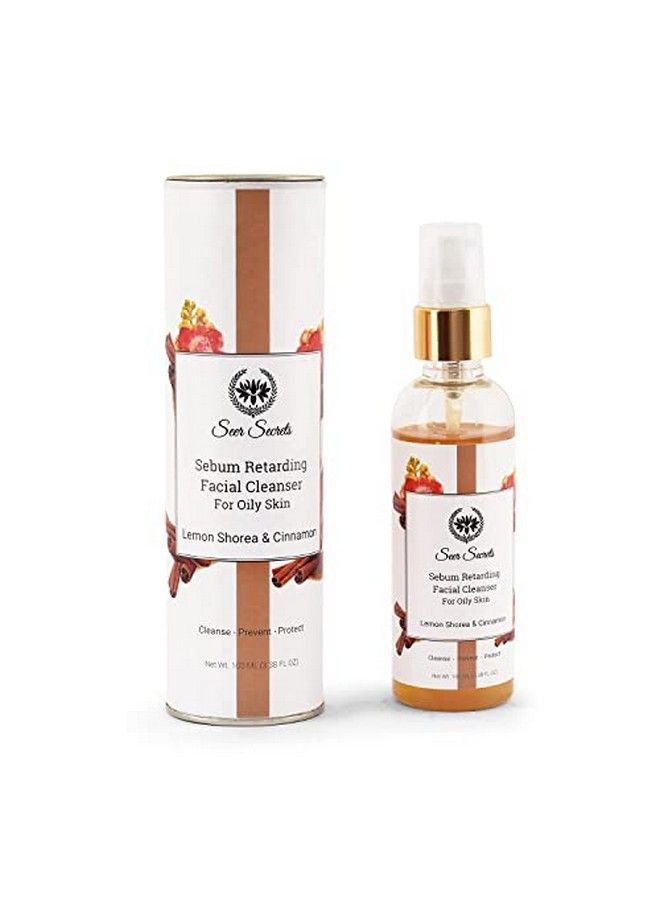 Seer Secrets 100% Natural Lemon & Cinnamon Facial Cleanser For Oily Skin | Deep Cleaning Of Pores & Dirt | Increase Skin Brightness | Silicon & Paraben Free | Suitable For Men & Women | Pack Of 100Ml - Image 2