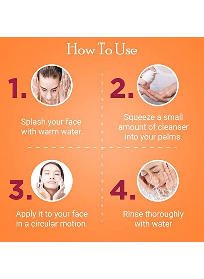 Seer Secrets 100% Natural Lemon & Cinnamon Facial Cleanser For Oily Skin | Deep Cleaning Of Pores & Dirt | Increase Skin Brightness | Silicon & Paraben Free | Suitable For Men & Women | Pack Of 100Ml - Image 4