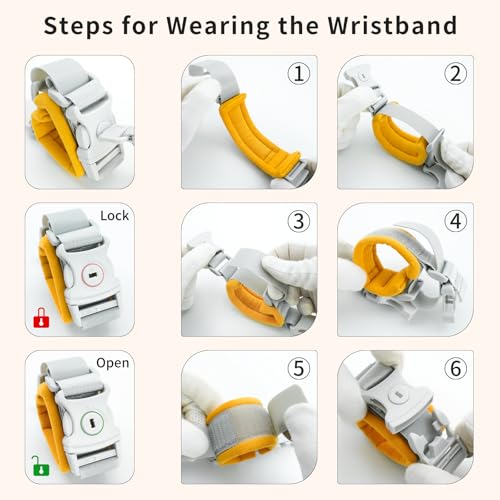 bearcouple Toddler Leashes + Anti Lost Wrist Link for Kids, 4 in 1 Kid Harness Backpack Leash for Girls Boys, Reflective Kids Anti Lost Leash Cute Baby Harness Belt Strap Foldable Child Safety Leash for Park/Zoo - Image 5