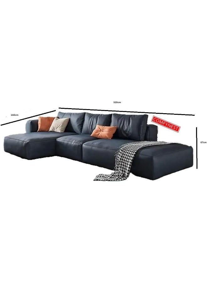 Zayn comforts L Shape Corner Sofa Set Modern Luxury Minimalism Glam Style Sectional Sofa (Beige, Right) - Image 2