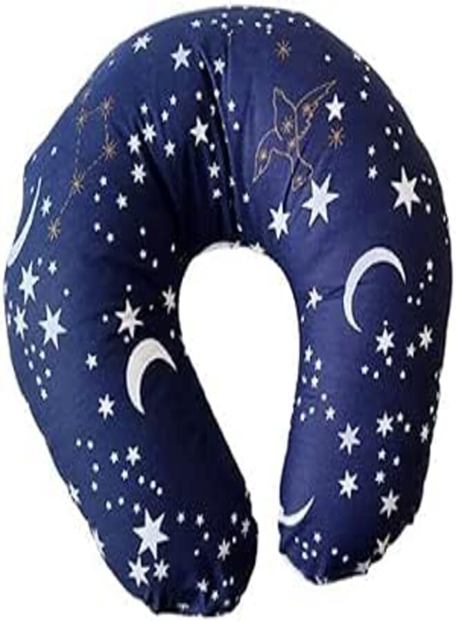 MORO Cotton Nursing Pillow - Double Face - Multicolor
