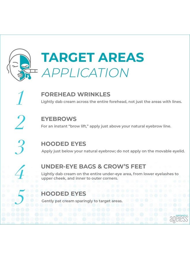 Instantly Ageless Facelift Instant Eye Bag Remover Puffiness 20 Vials Instant Under Eye Bags Remover Wrinkle Tightener Instant Wrinkle Remover For Face Instant Lift - Image 5