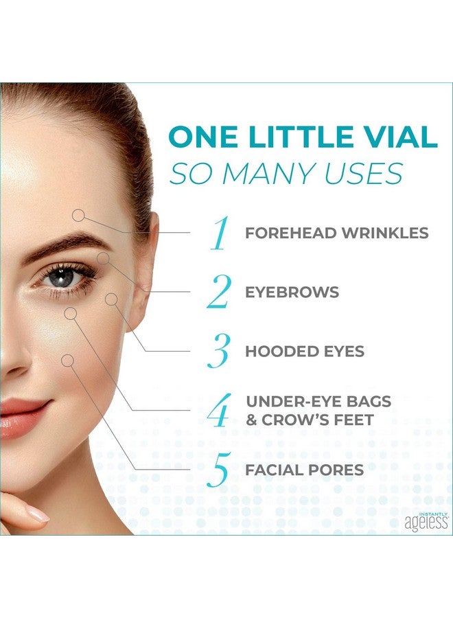Instantly Ageless Facelift Instant Eye Bag Remover Puffiness 20 Vials Instant Under Eye Bags Remover Wrinkle Tightener Instant Wrinkle Remover For Face Instant Lift - Image 4