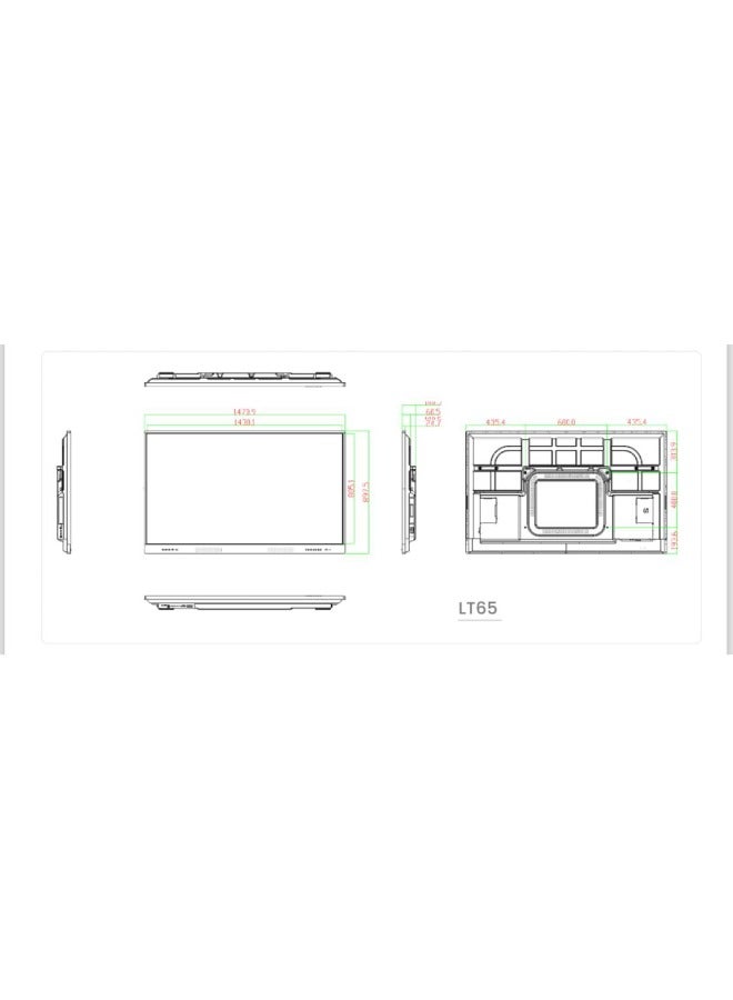 Sabha 65 inch interactive touch screen from Sobha - 4K, Android system, suitable for classrooms, meetings, presentations and meeting rooms. - Image 3