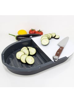 OMAK Decobella Double Chamber Cutting Board  - Image 3