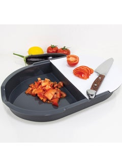 OMAK Decobella Double Chamber Cutting Board  - Image 4