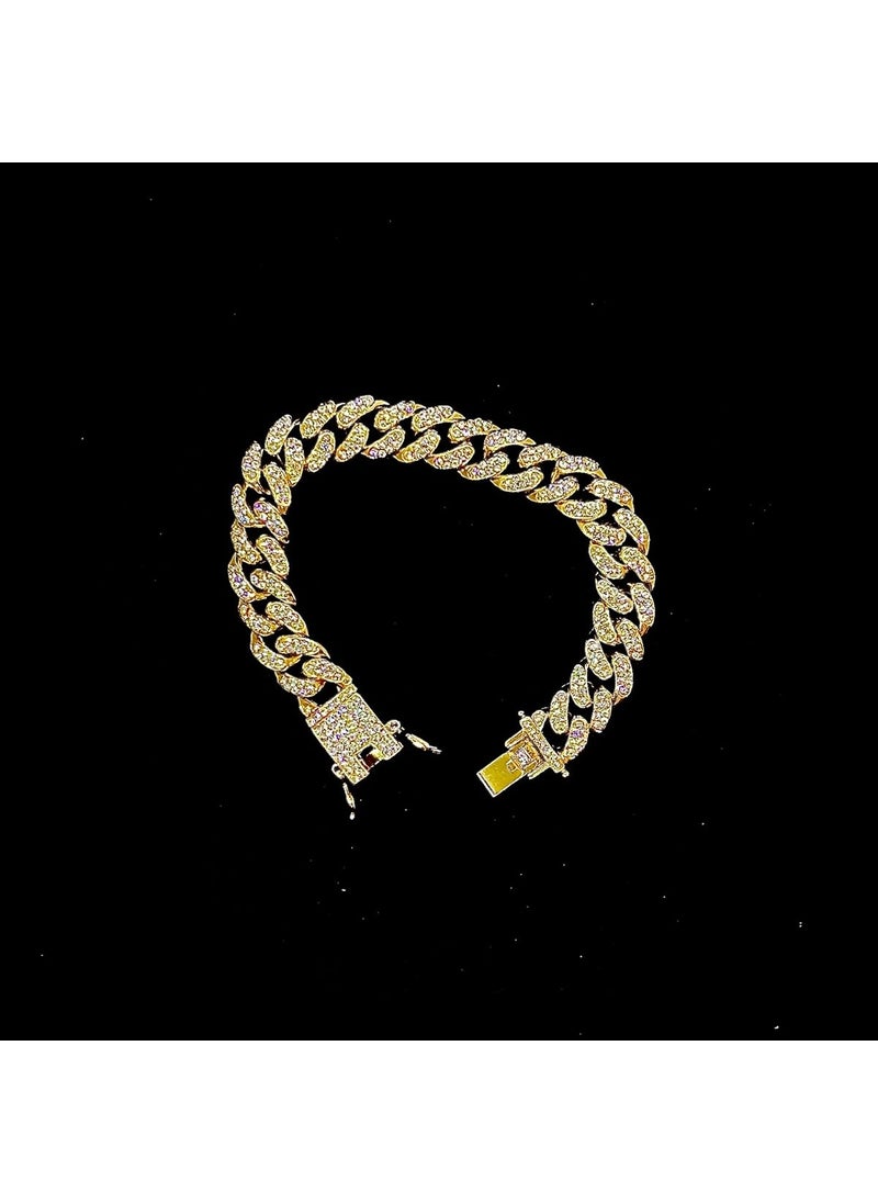 Xuping Jewelry - 13MM Gold Cuban Bracelet - Image 1