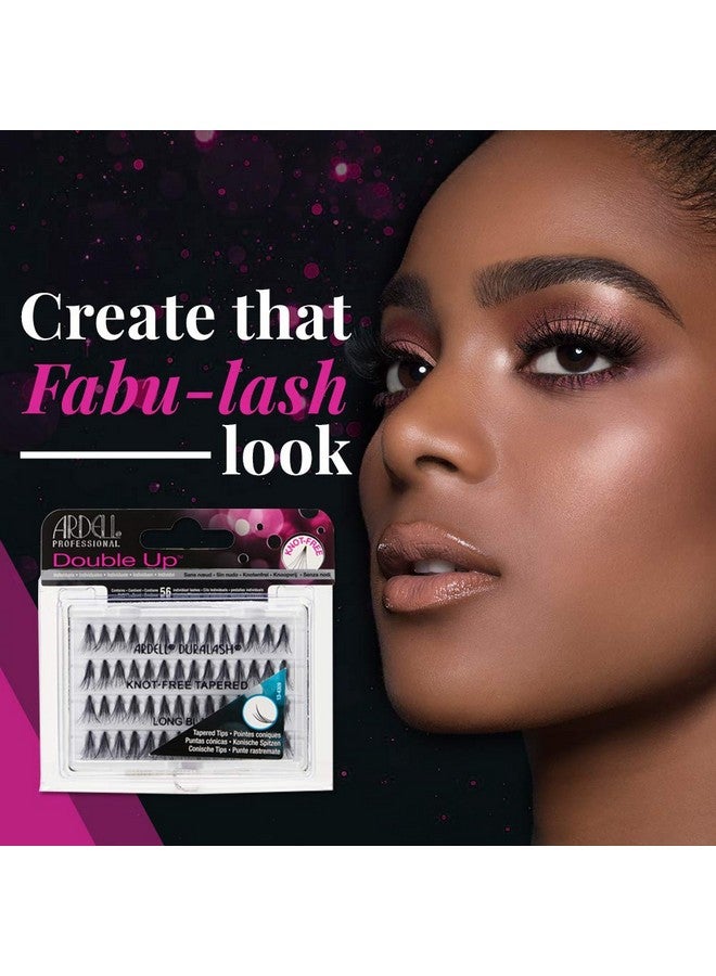 أرديل رموش صناعية مزدوجة من أرديل، ناعمة الملمس، طويلة، سوداء، عبوة من 4 قطع - Image 2