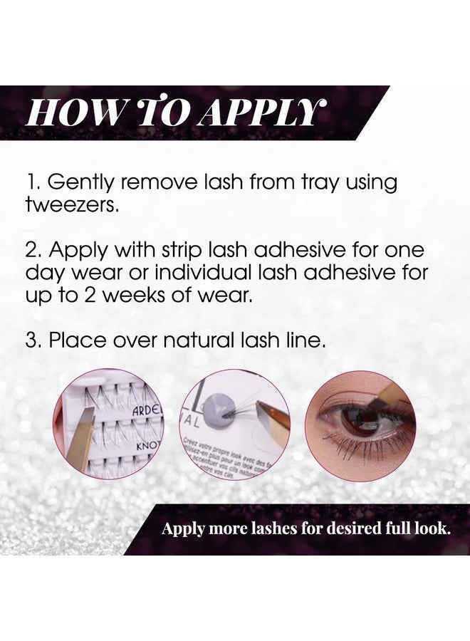 أرديل رموش صناعية مزدوجة من أرديل، ناعمة الملمس، طويلة، سوداء، عبوة من 4 قطع - Image 5