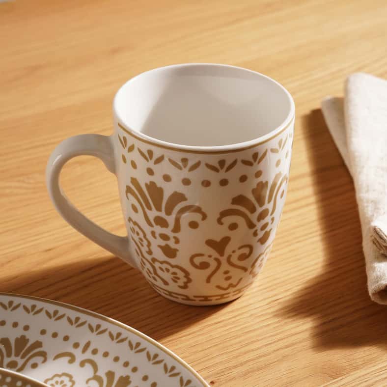 Pan Home طقم عشاء بورسلين 16 قطعة - بيج - Image 5