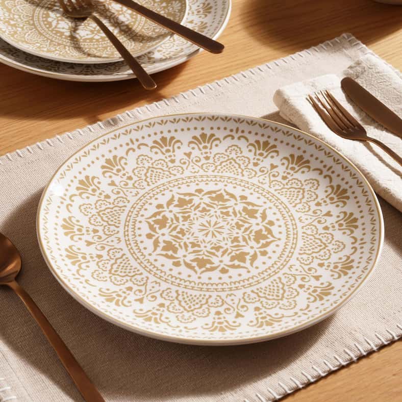 Pan Home طقم عشاء بورسلين 16 قطعة - بيج - Image 2