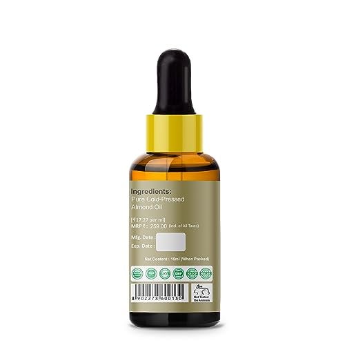 PRZ Combo of Cold Pressed Castor & Almond Carrier Oil, 100% Pure Natural & Therapeutic Grade Oil for Aromatherapy, Body Massage, Skin Care & Hair Care (15ML Each) - Image 3