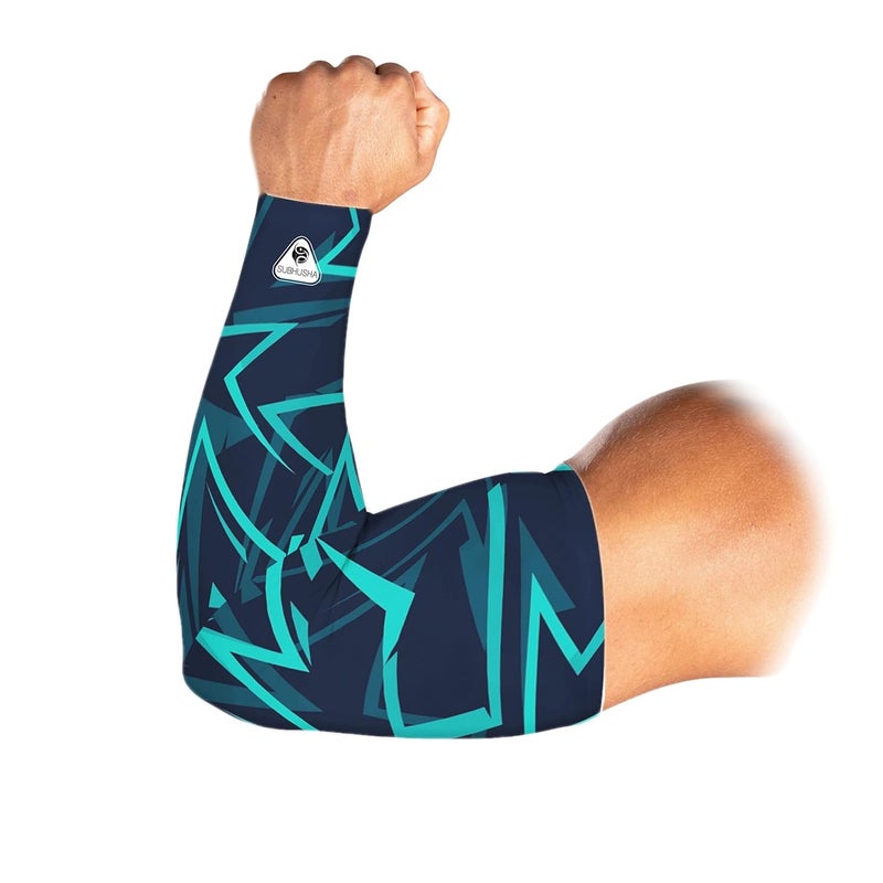 SUBHUSHA Arm Sleeve Unisex Sports Compression Sun Protection UV UPF 50 Cooling Sleeve Tattoo Cover Up Men & Women Cycling Cricket Biking Riding Golf Football Basketball & Running DP13 - Image 3