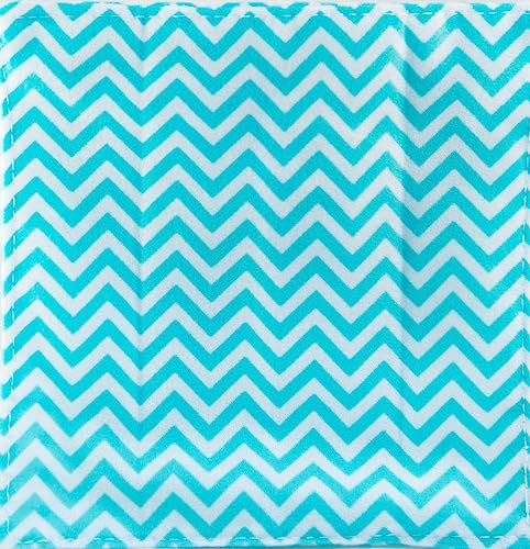 Baby Paper – 2 Pack of Crinkly, Sensory Toys, Black & White Stripe, Turquoise Zig Zag - Image 3