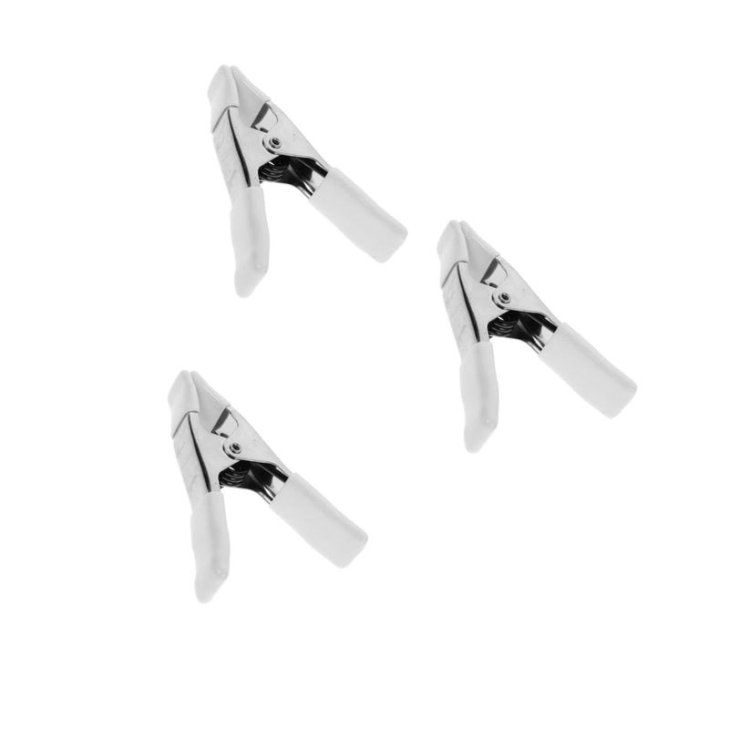 3 Pack Heavy Duty Spring Clamps Ergonomic Design for Woodworking Crafts Photography Backdrop - Image 2