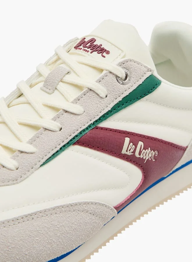 Lee Cooper Men's Colourblock Shoes with Lace-Up Closure