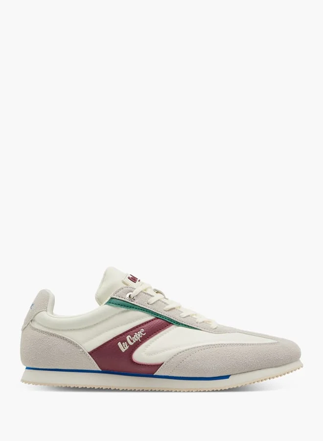 Lee Cooper Men's Colourblock Shoes with Lace-Up Closure