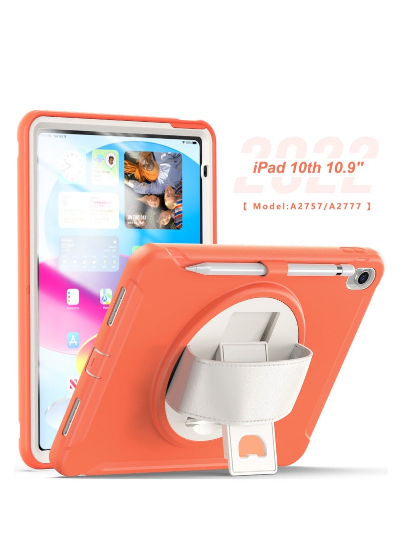 GULFLINK Back Cover Protect Case for ipad 10th 10.9 inch 2022（A2757/A2777 ) Living coral - Image 1
