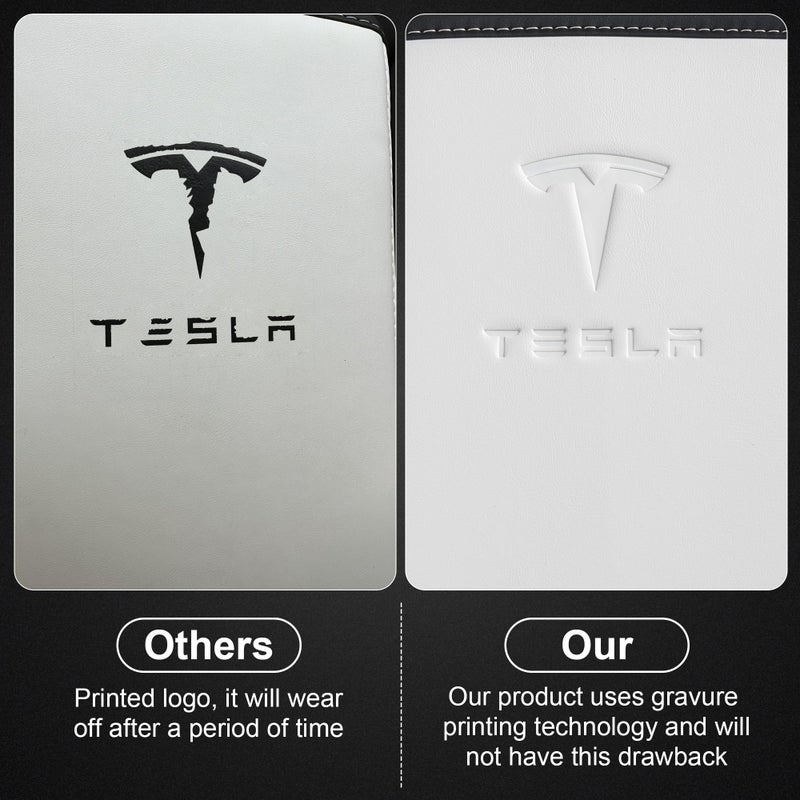 POKUNG Center Console Armrest Cover Designed for Tesla Model 3 Highland 2024-2027/Model Y Juniper 2025-2027 Refresh,Center Console Accessories for Model 3/Y Interior Accessories 2026 White - Image 4