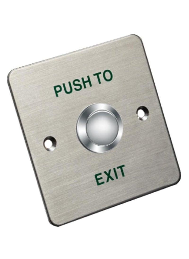 هيك فيجن DS-K7P01 زر خروج، زر معدني، مخرج NO/NC/COM، 36 فولت تيار مستمر 3 أمبير، لوحة من سبائك الألومنيوم، 86×86×28.9 مم، من -10 درجة مئوية إلى +55 درجة مئوية، رطوبة نسبية 0–95%، متانة 500,000 دورة، مثبت على الحائط، متوافق مع التحكم في الوصول - Image 2